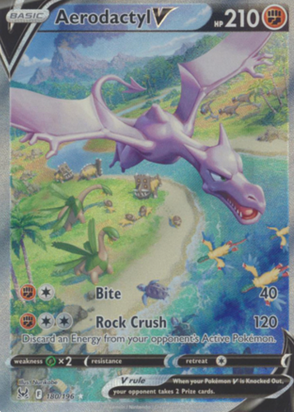 Aerodactyl V - 180/196 - Alternate Art Ultra Rare