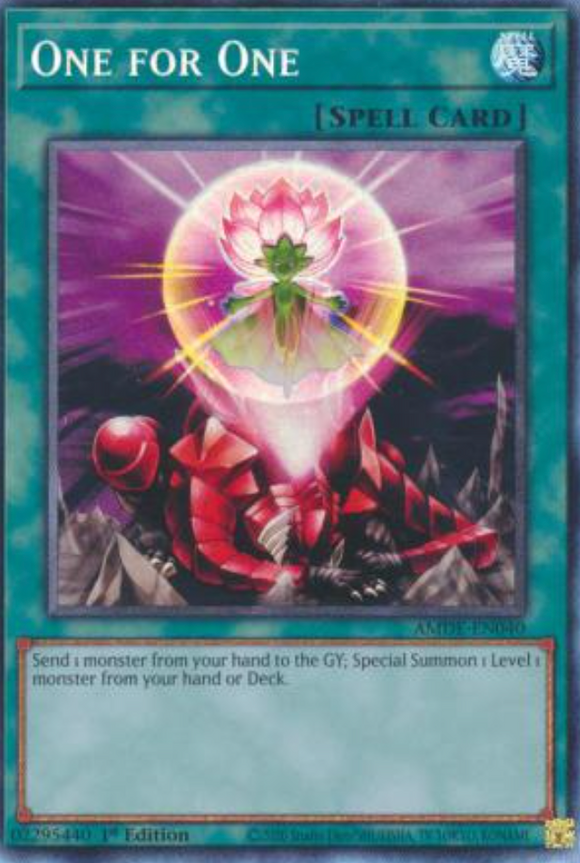 One for One - AMDE-EN040 - Collector's Rare 1st Edition