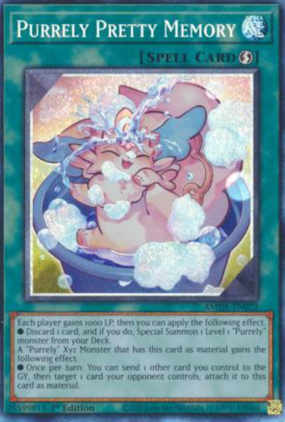 Purrely Pretty Memory - AMDE-EN022 - Collector's Rare 1st Edition