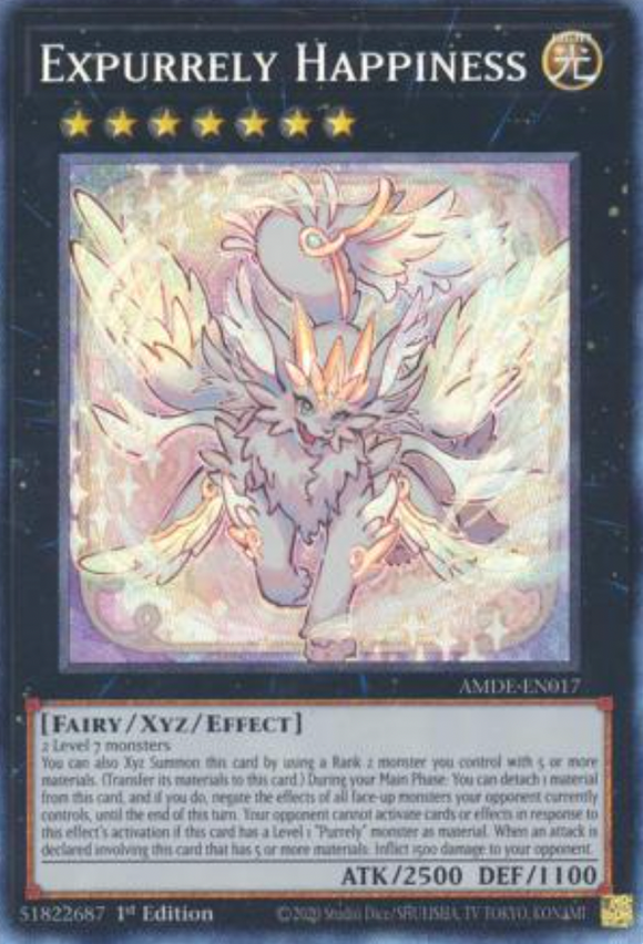 Expurrely Happiness - AMDE-EN017 - Collector's Rare 1st Edition