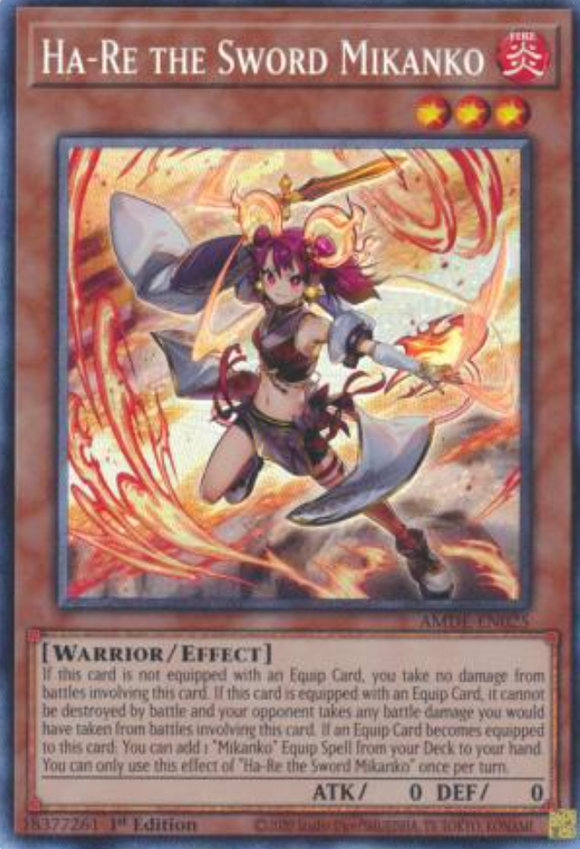 Ha-Re the Sword Mikanko - AMDE-EN025 - Collector's Rare 1st Edition