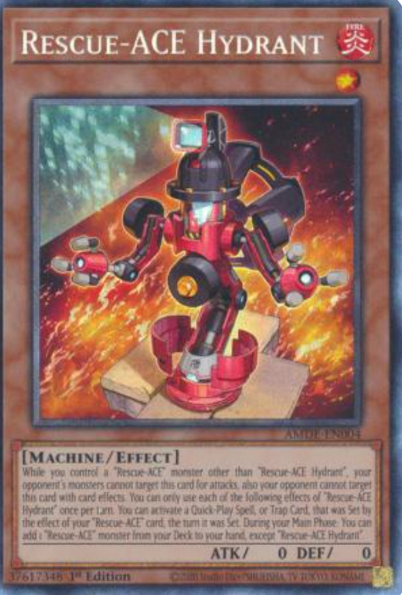 Rescue-ACE Hydrant - AMDE-EN004 - Collector's Rare 1st Edition