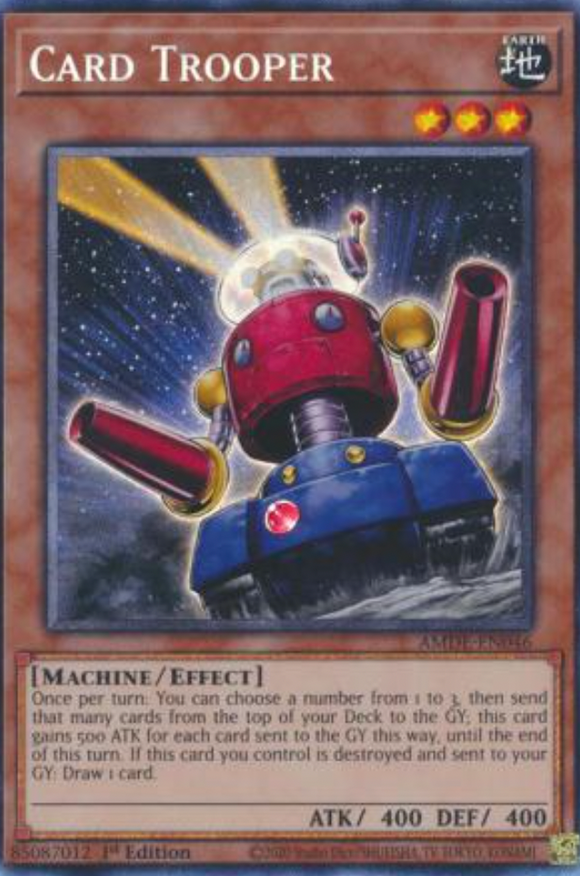 Card Trooper - AMDE-EN046 - Collector's Rare 1st Edition