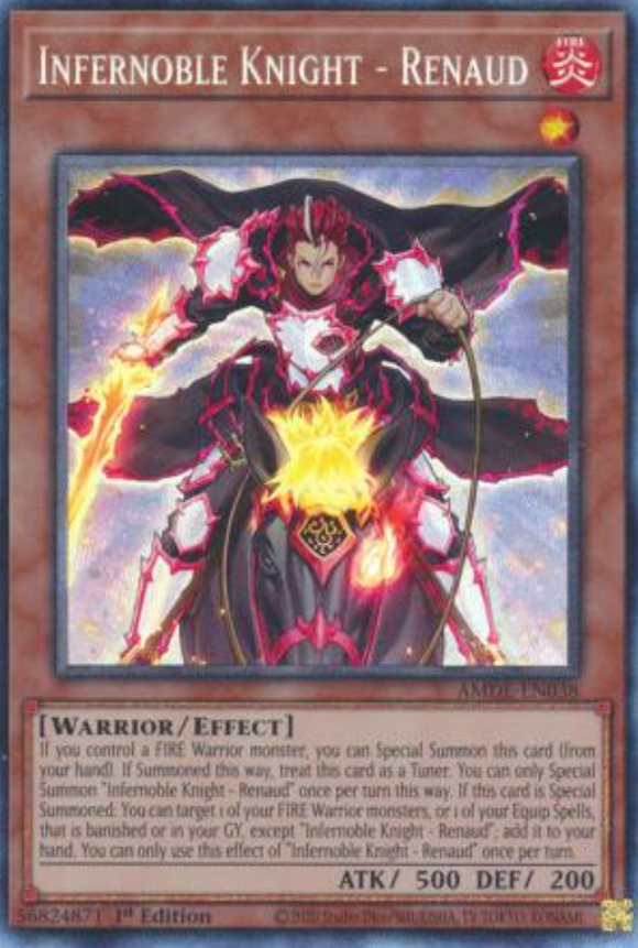 Infernoble Knight - Renaud - AMDE-EN038 - Collector's Rare 1st Edition