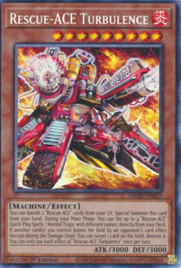 Rescue-ACE Turbulence - AMDE-EN007 - Collector's Rare 1st Edition