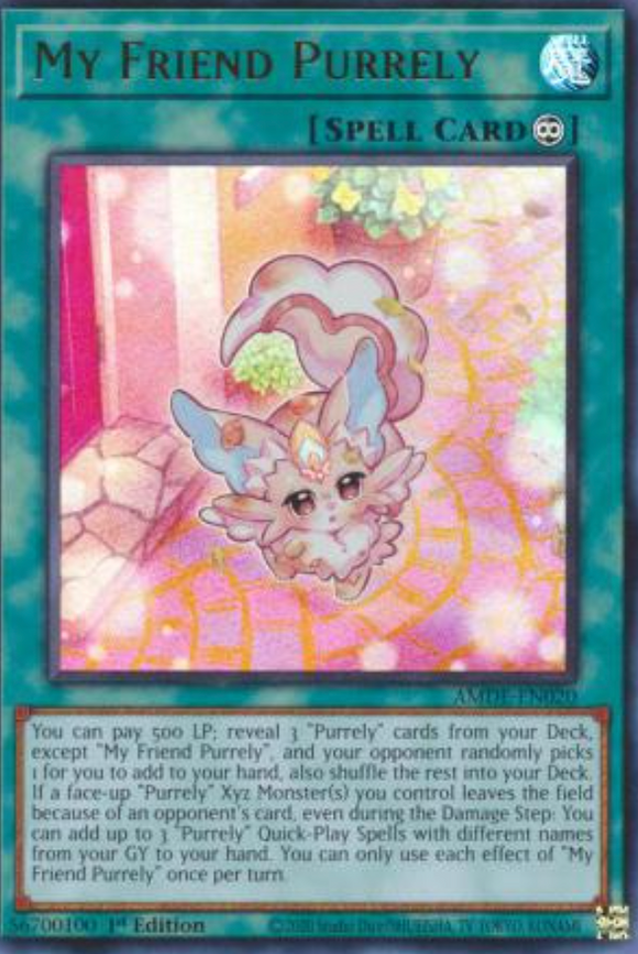 My Friend Purrely - AMDE-EN020 - Ultra Rare 1st Edition