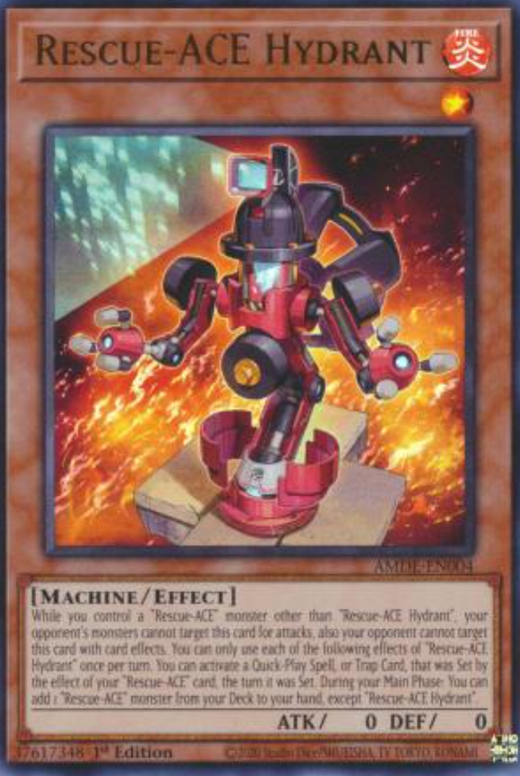 Rescue-ACE Hydrant - AMDE-EN004 - Ultra Rare 1st Edition
