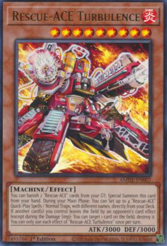 Rescue-ACE Turbulence - AMDE-EN007 - Ultra Rare 1st Edition
