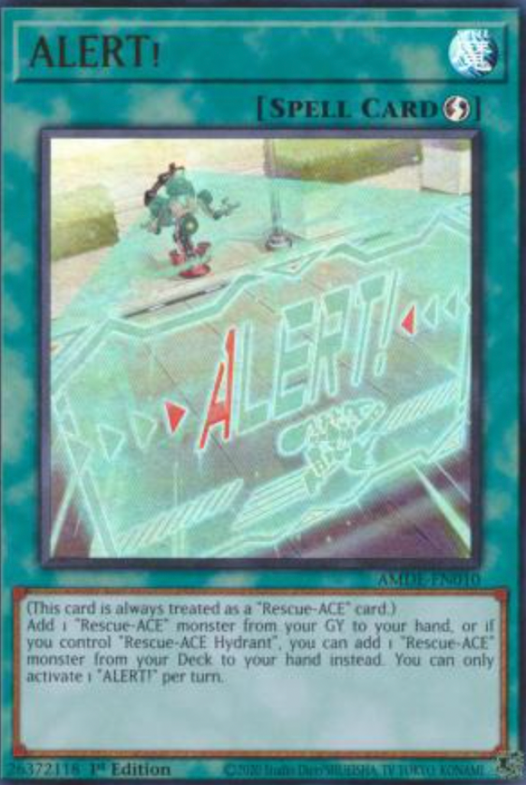 ALERT! - AMDE-EN010 - Ultra Rare 1st Edition
