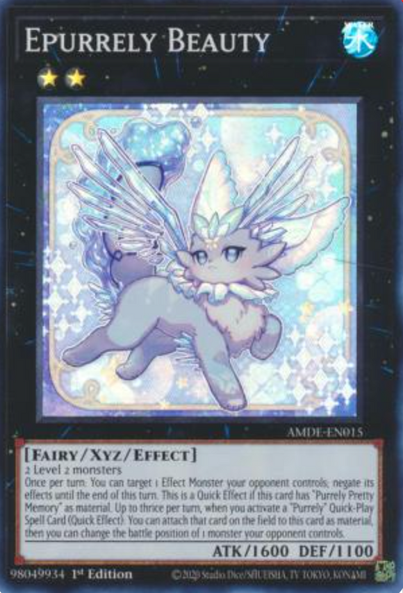 Epurrely Beauty - AMDE-EN015 - Super Rare 1st Edition