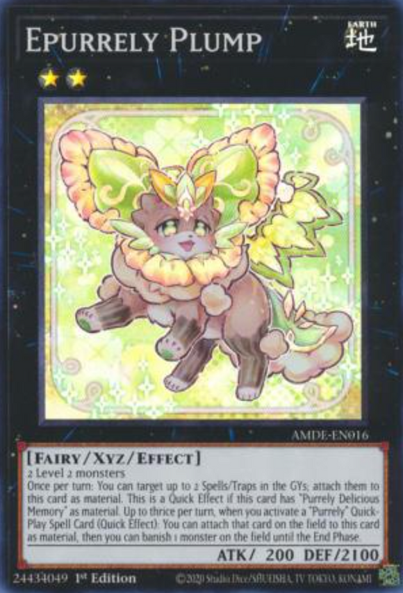 Epurrely Plump - AMDE-EN016 - Super Rare 1st Edition