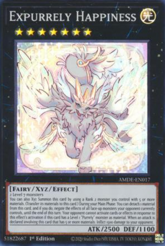 Expurrely Happiness - AMDE-EN017 - Super Rare 1st Edition