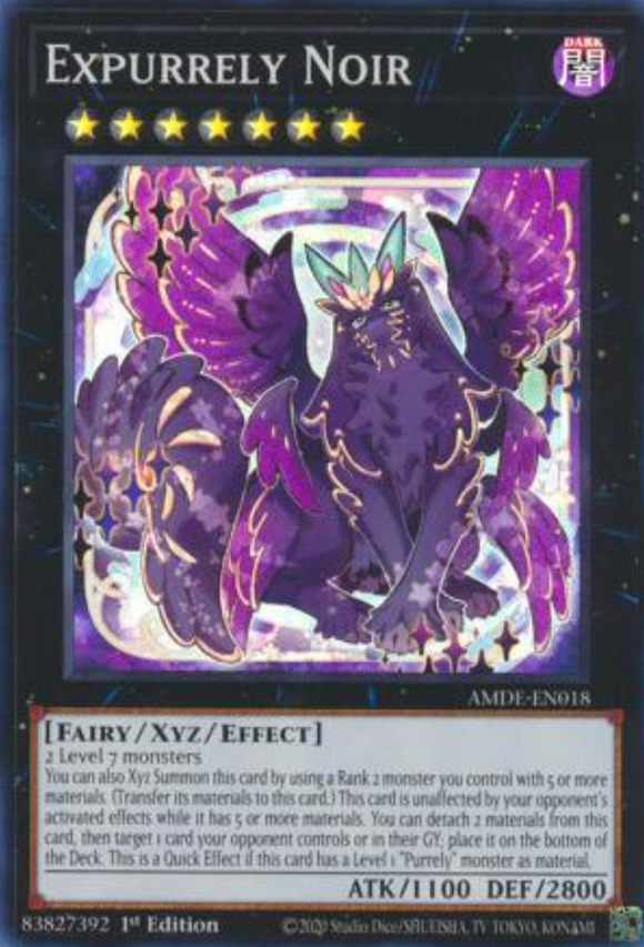 Expurrely Noir - AMDE-EN018 - Super Rare 1st Edition