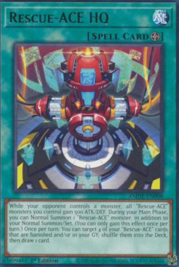 Rescue-ACE HQ - AMDE-EN008 - Rare 1st Edition