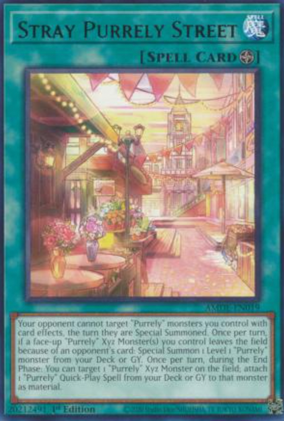 Stray Purrely Street - AMDE-EN019 - Rare 1st Edition