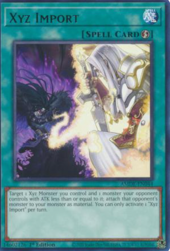 Xyz Import - AMDE-EN044 - Rare 1st Edition