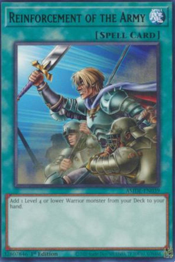 Reinforcement of the Army - AMDE-EN039 - Rare 1st Edition