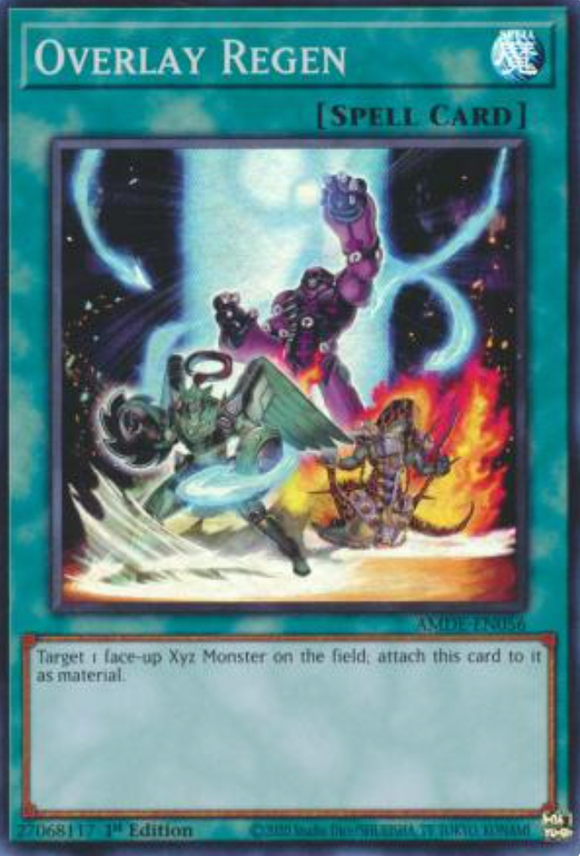 Overlay Regen - AMDE-EN056 - Super Rare 1st Edition