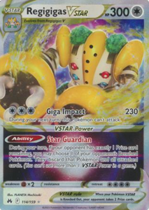 Regigigas VSTAR - 114/159 - Ultra Rare