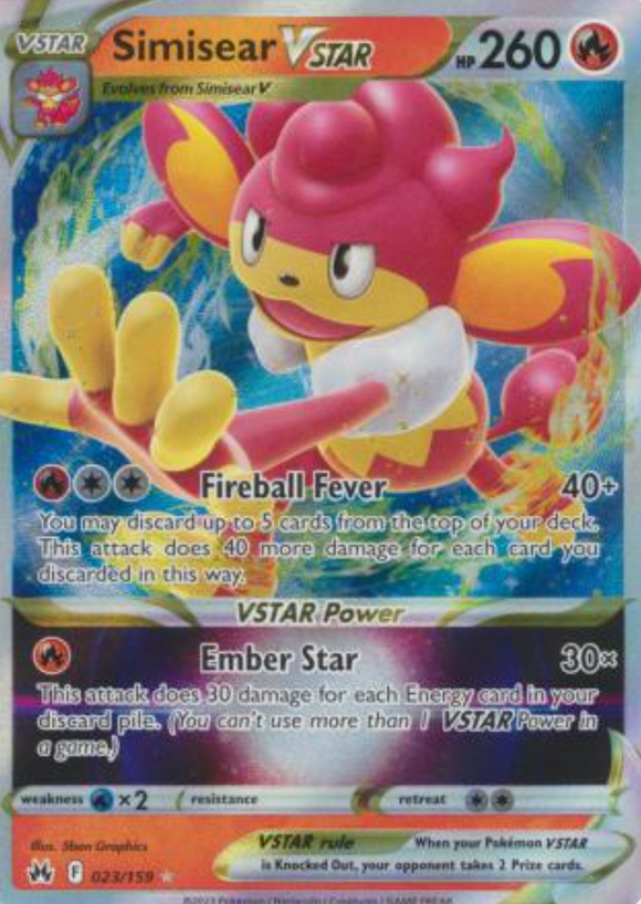 Simisear VSTAR - 023/159 - Ultra Rare