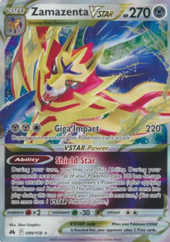 Zamazenta VSTAR - 099/159 - Ultra Rare