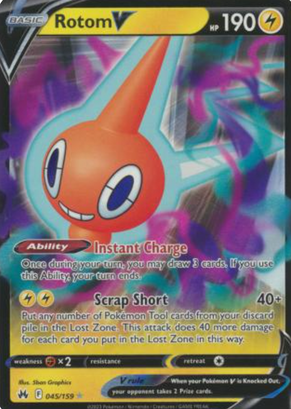 Rotom V - 045/159 - Ultra Rare
