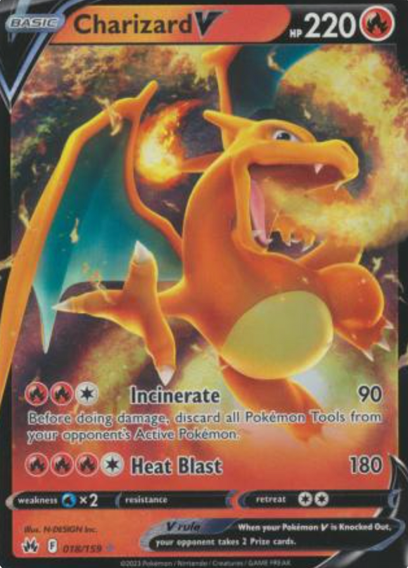 Charizard V - 018/159 - Ultra Rare