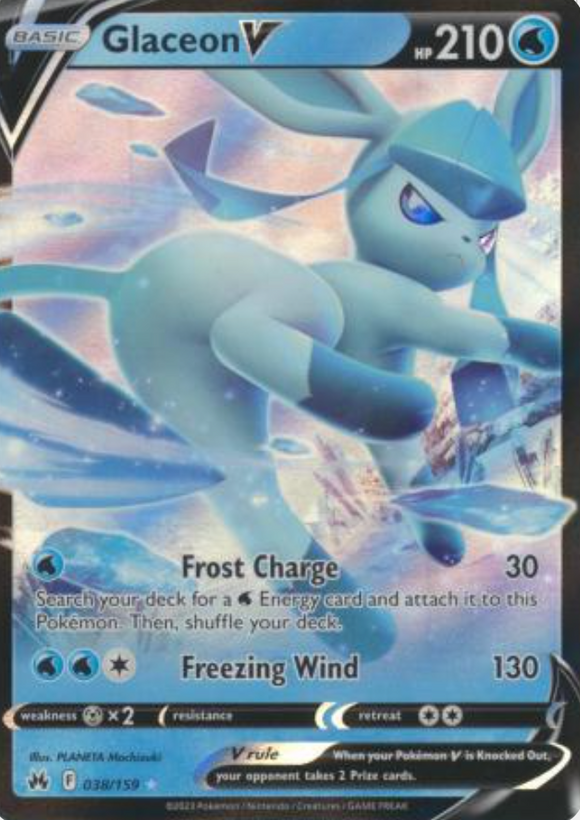 Glaceon V - 038/159 - Ultra Rare