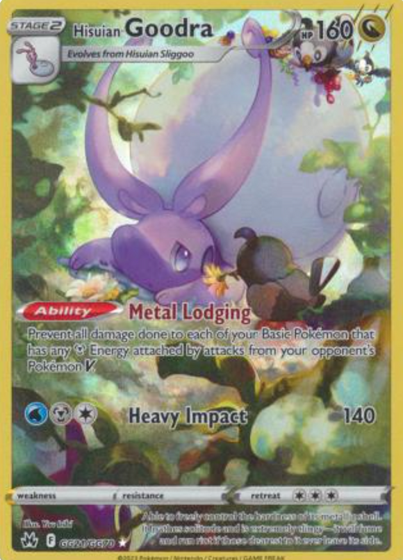 Hisuian Goodra - GG21/GG70 - Holo Rare