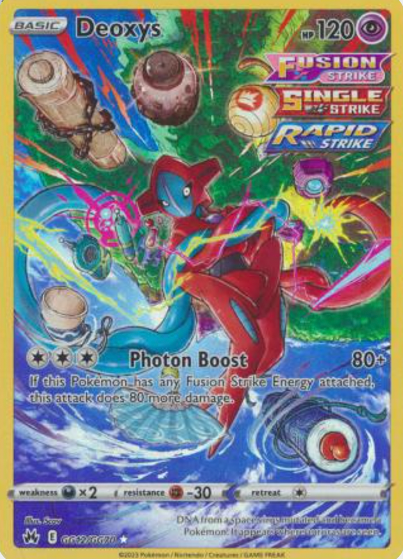 Deoxys - GG12/GG70 - Holo Rare