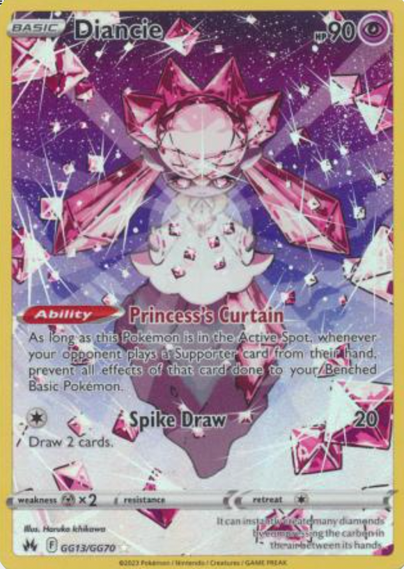 Diancie - GG13/GG70 - Holo Rare