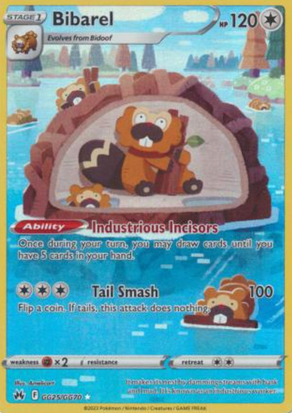 Bibarel - GG25/GG70 - Holo Rare