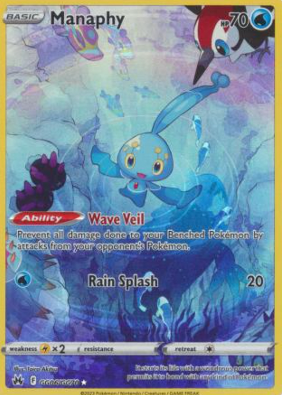 Manaphy - GG06/GG70 - Holo Rare