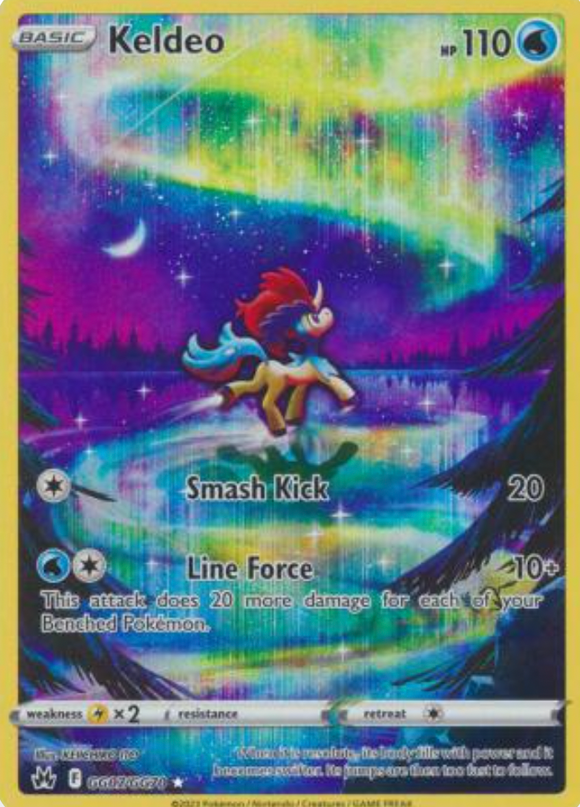 Keldeo - GG07/GG70 - Holo Rare