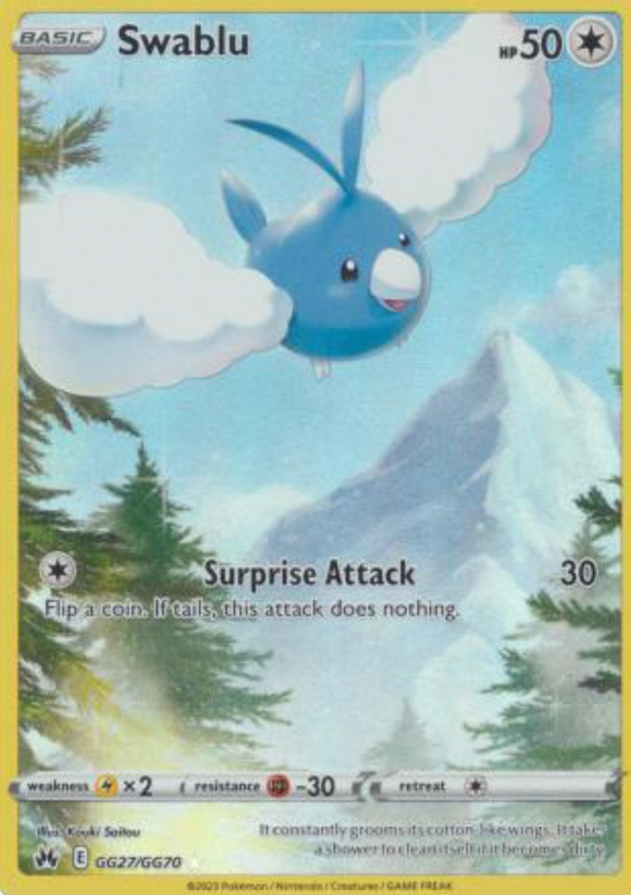 Swablu - GG27/GG70 - Holo Rare