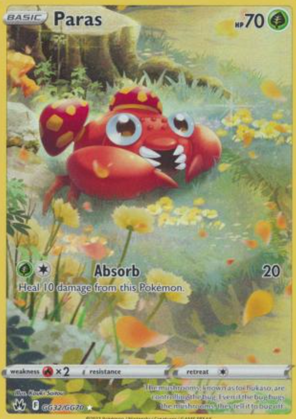 Paras - GG32/GG70 - Holo Rare