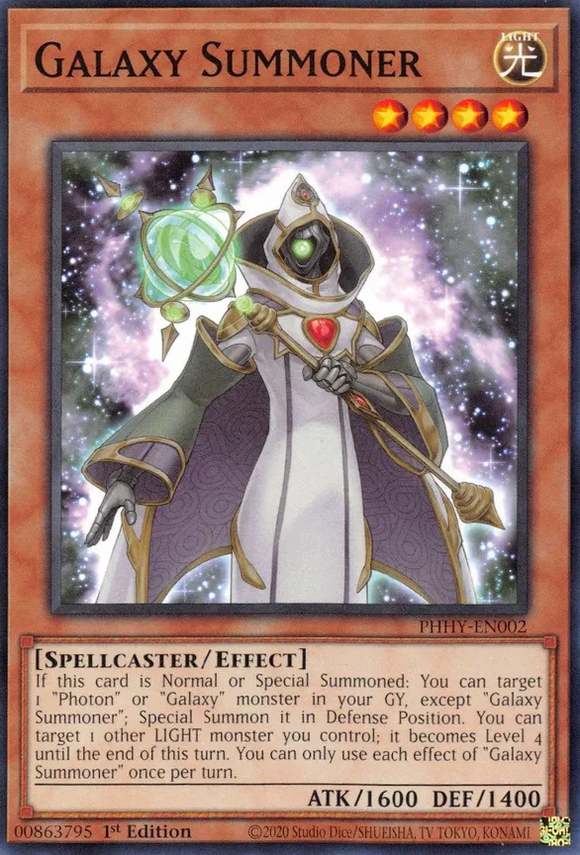 Galaxy Summoner - PHHY-EN002 - Common 1st Edition