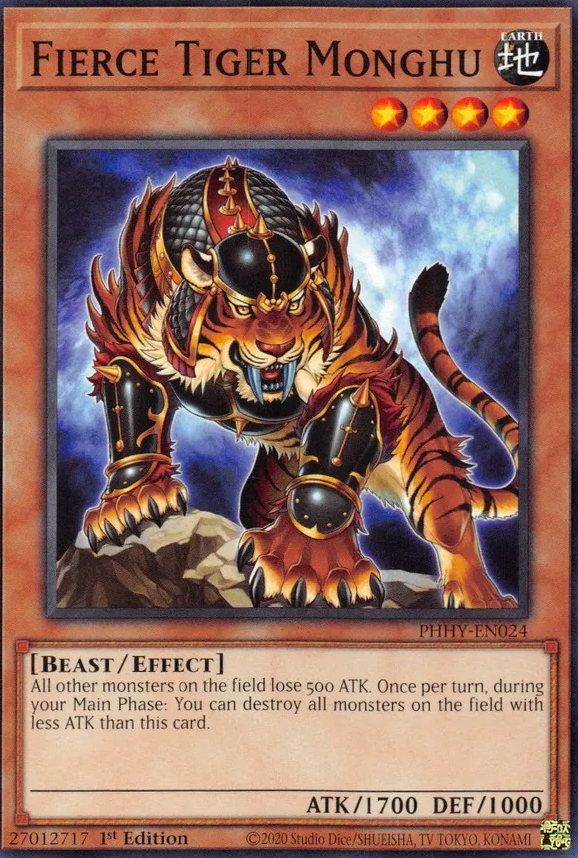 Fierce Tiger Monghu - PHHY-EN024 - Common 1st Edition