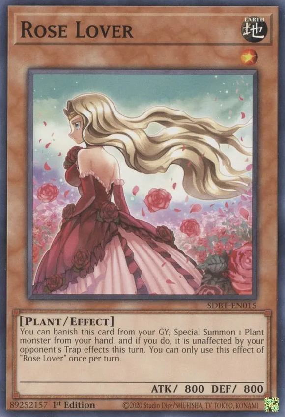 Rose Lover - SDBT-EN015 - Common 1st Edition