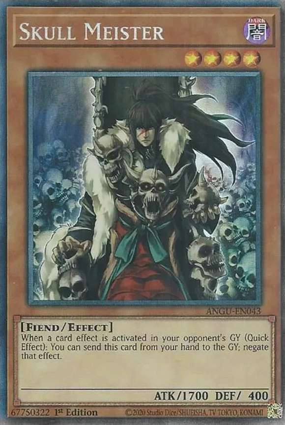 Skull Meister - ANGU-EN043 - Collectors Rare 1st Edition