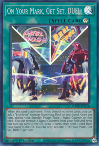 On Your Mark, Get Set, DUEL! - MAZE-EN016 - Super Rare 1st Edition