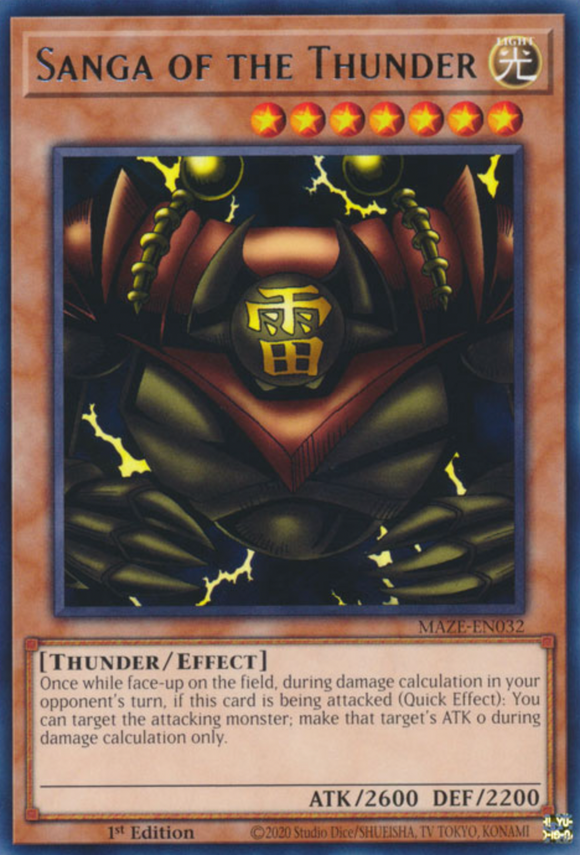 Sanga of the Thunder - MAZE-EN032 - Rare 1st Edition