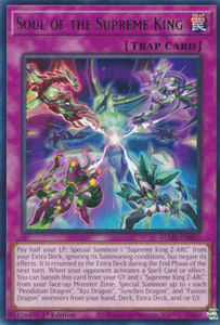 Soul of the Supreme King - MAZE-EN027 - Rare 1st Edition