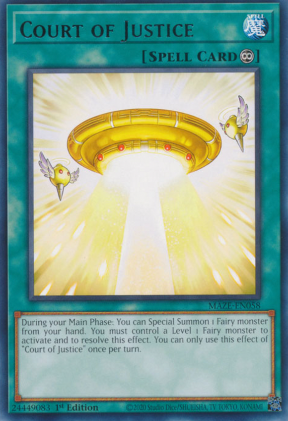 Court of Justice - MAZE-EN058 - Rare 1st Edition