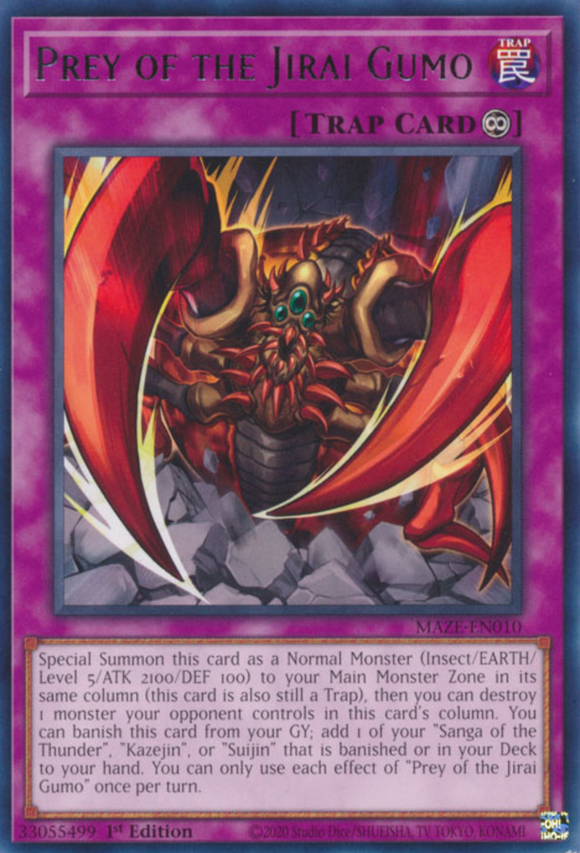 Prey of the Jirai Gumo - MAZE-EN010 - Rare 1st Edition
