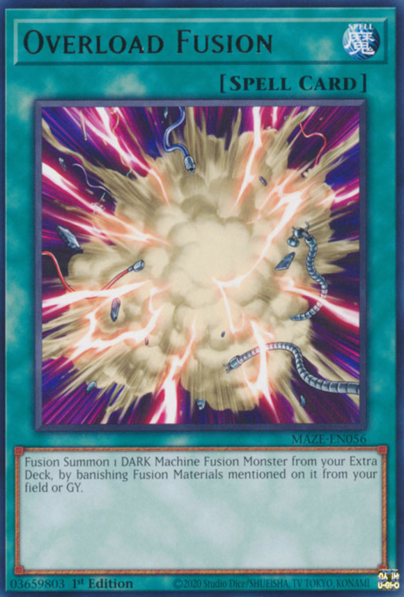 Overload Fusion - MAZE-EN056 - Rare 1st Edition
