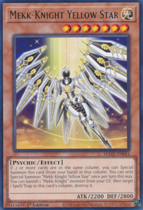 Mekk-Knight Yellow Star - MAZE-EN044 - Rare 1st Edition