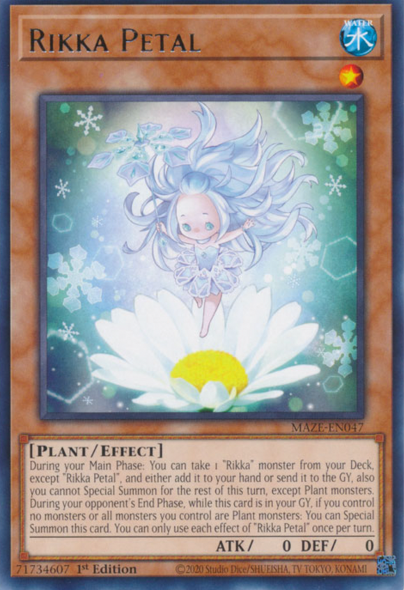 Rikka Petal - MAZE-EN047 - Rare 1st Edition