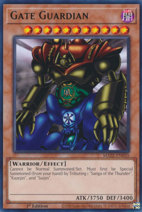 Gate Guardian - MAZE-EN035 - Rare 1st Edition