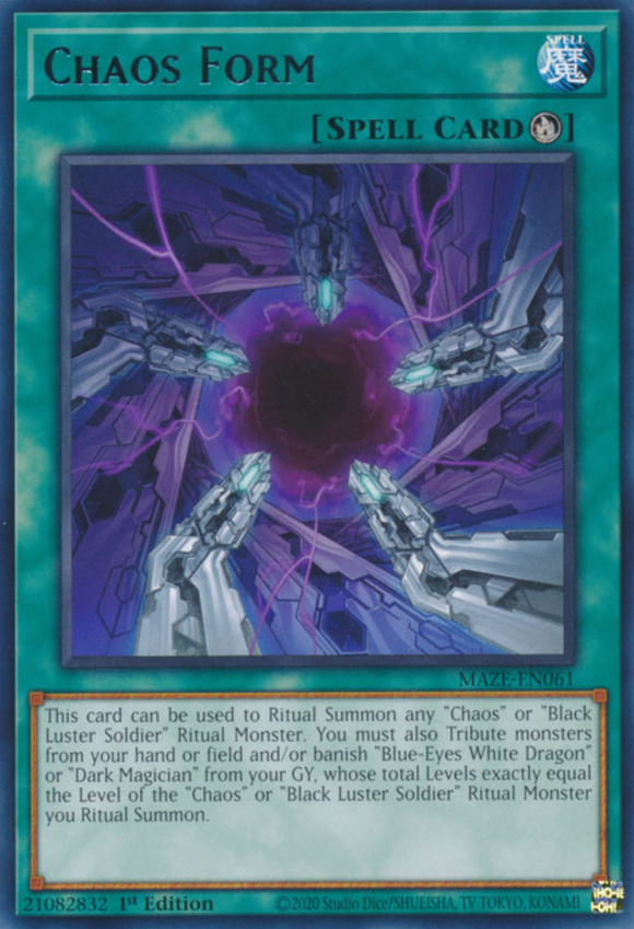 Chaos Form - MAZE-EN061 - Rare 1st Edition